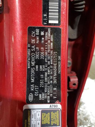 Photo 11 VIN: 3KPFN4A84HE117171 - KIA FORTE 