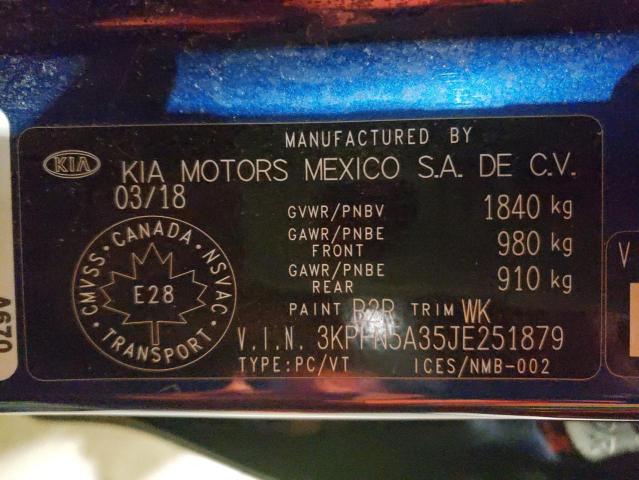 Photo 11 VIN: 3KPFN5A35JE251879 - KIA FORTE 