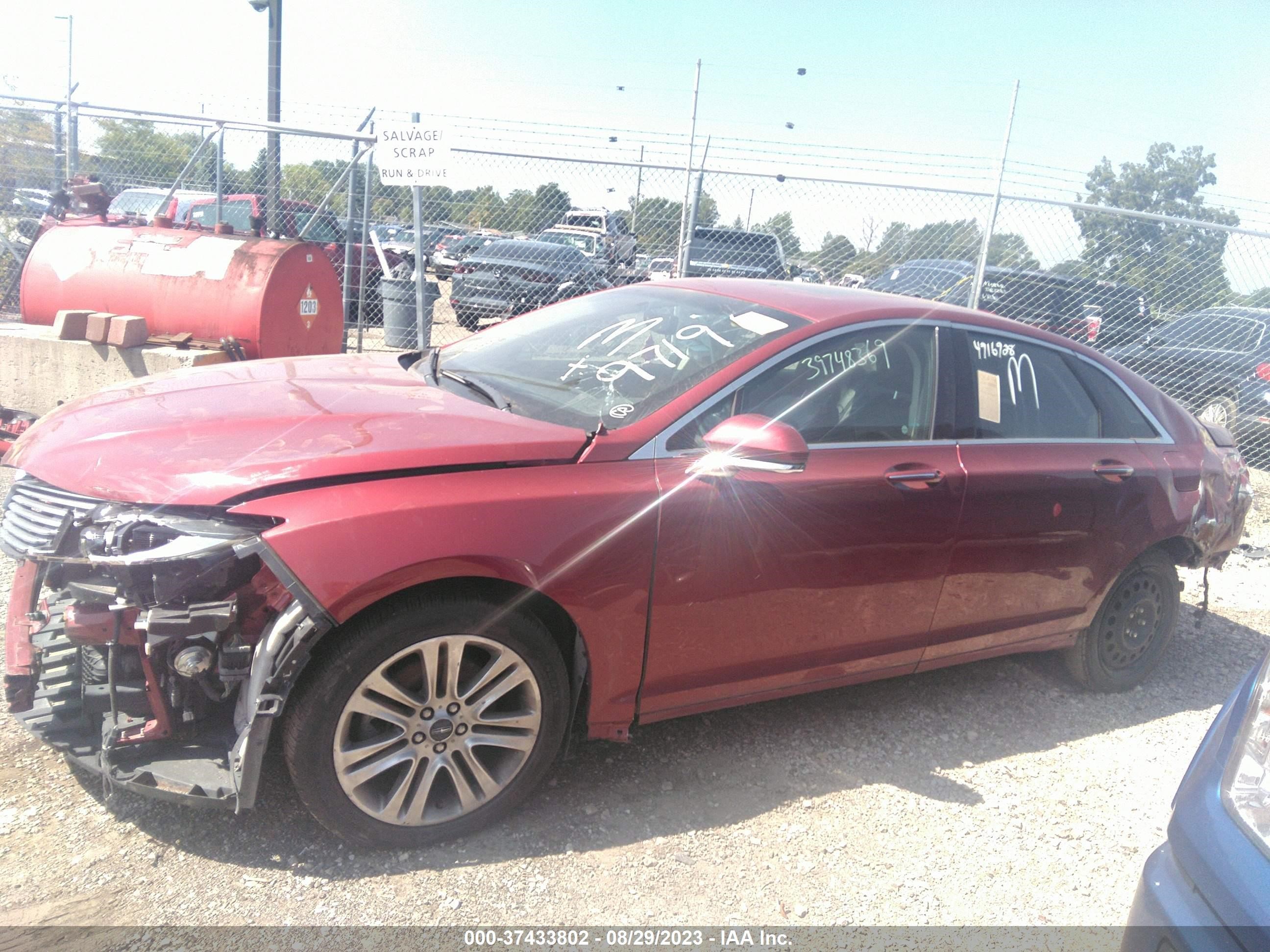 Photo 13 VIN: 3LN6L2G91DR809719 - LINCOLN MKZ 