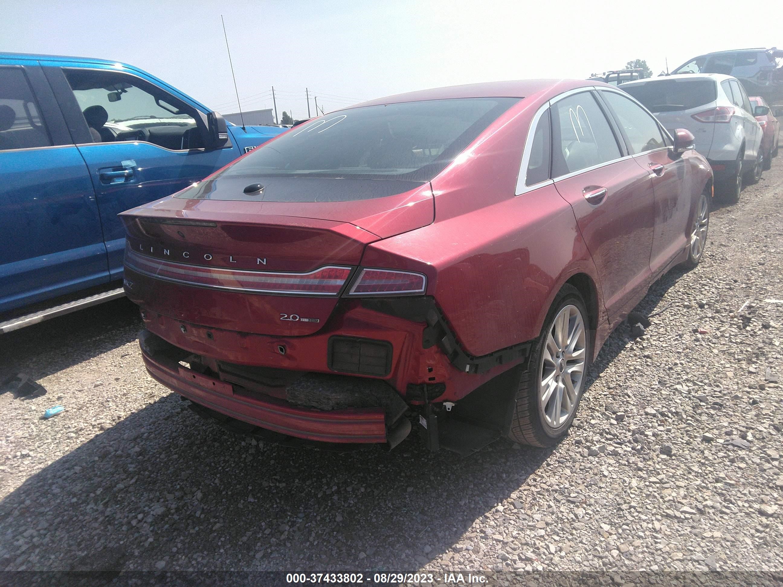 Photo 3 VIN: 3LN6L2G91DR809719 - LINCOLN MKZ 