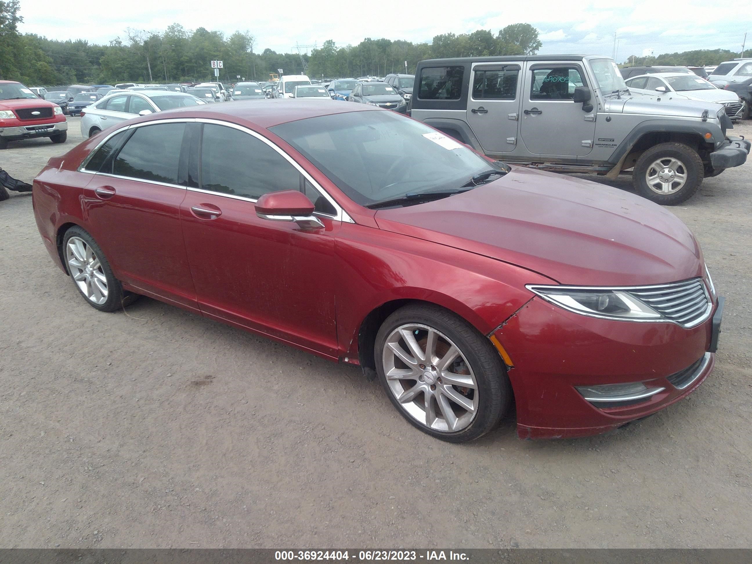 Photo 0 VIN: 3LN6L2G91ER830491 - LINCOLN MKZ 