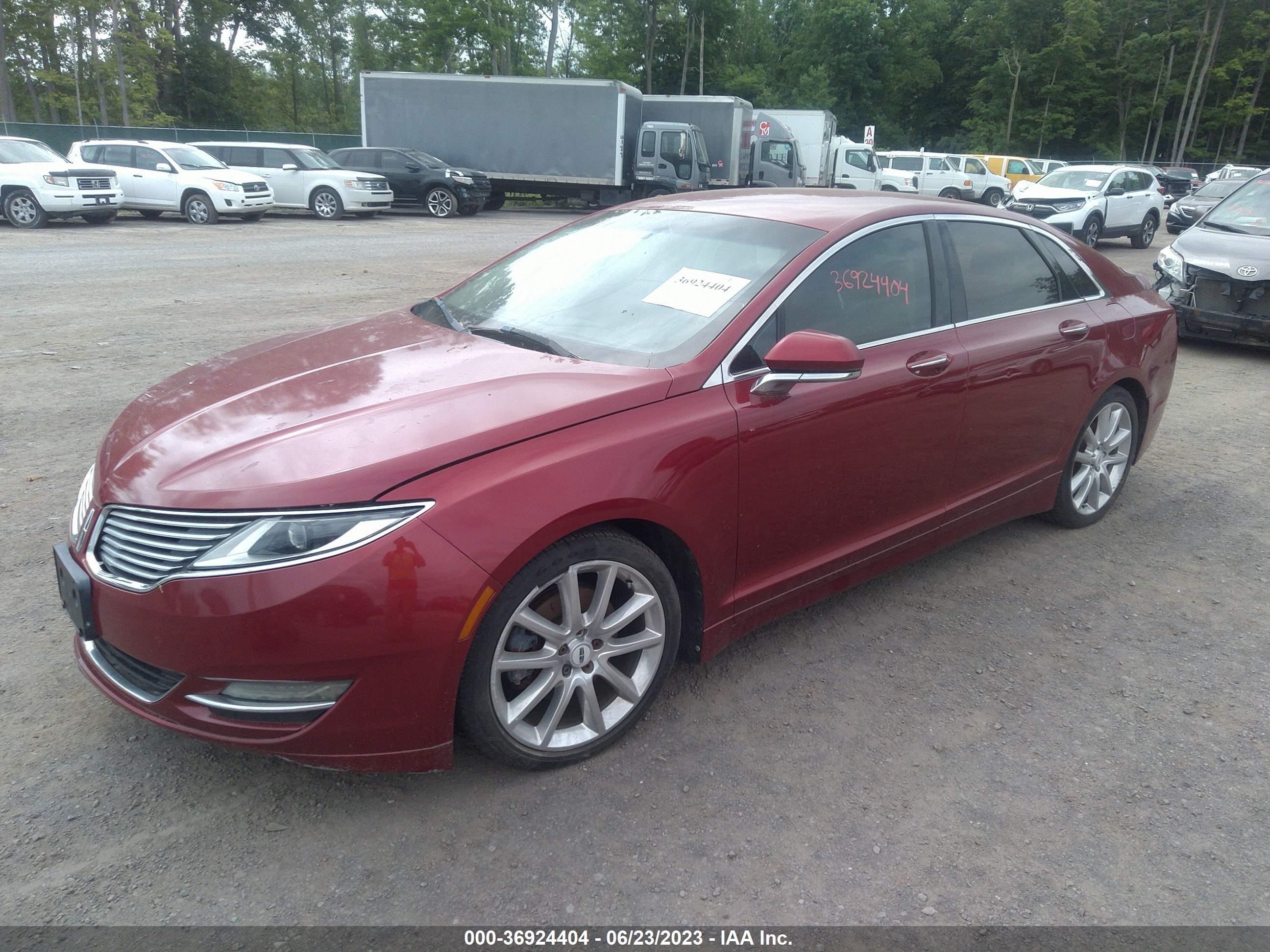 Photo 1 VIN: 3LN6L2G91ER830491 - LINCOLN MKZ 