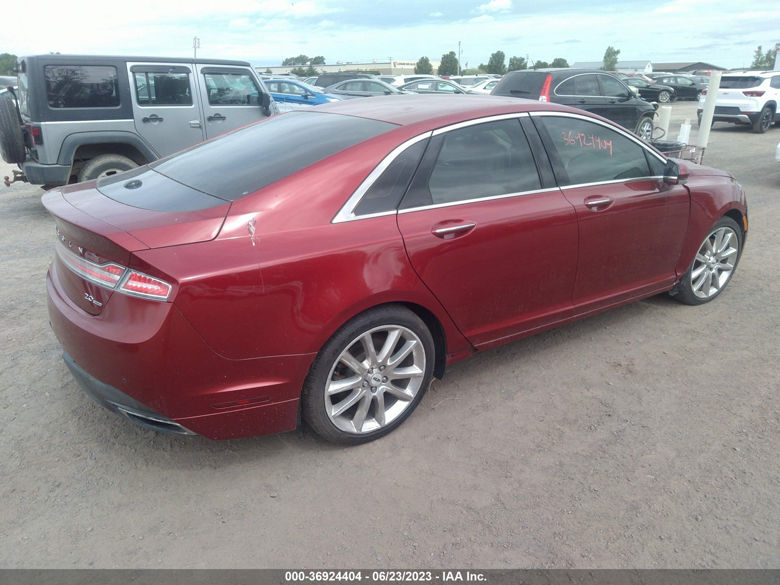 Photo 3 VIN: 3LN6L2G91ER830491 - LINCOLN MKZ 