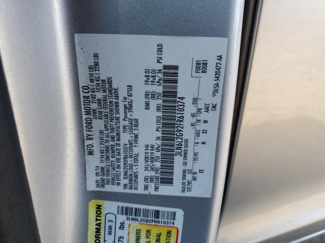 Photo 11 VIN: 3LN6L2G92FR610374 - LINCOLN MKZ 