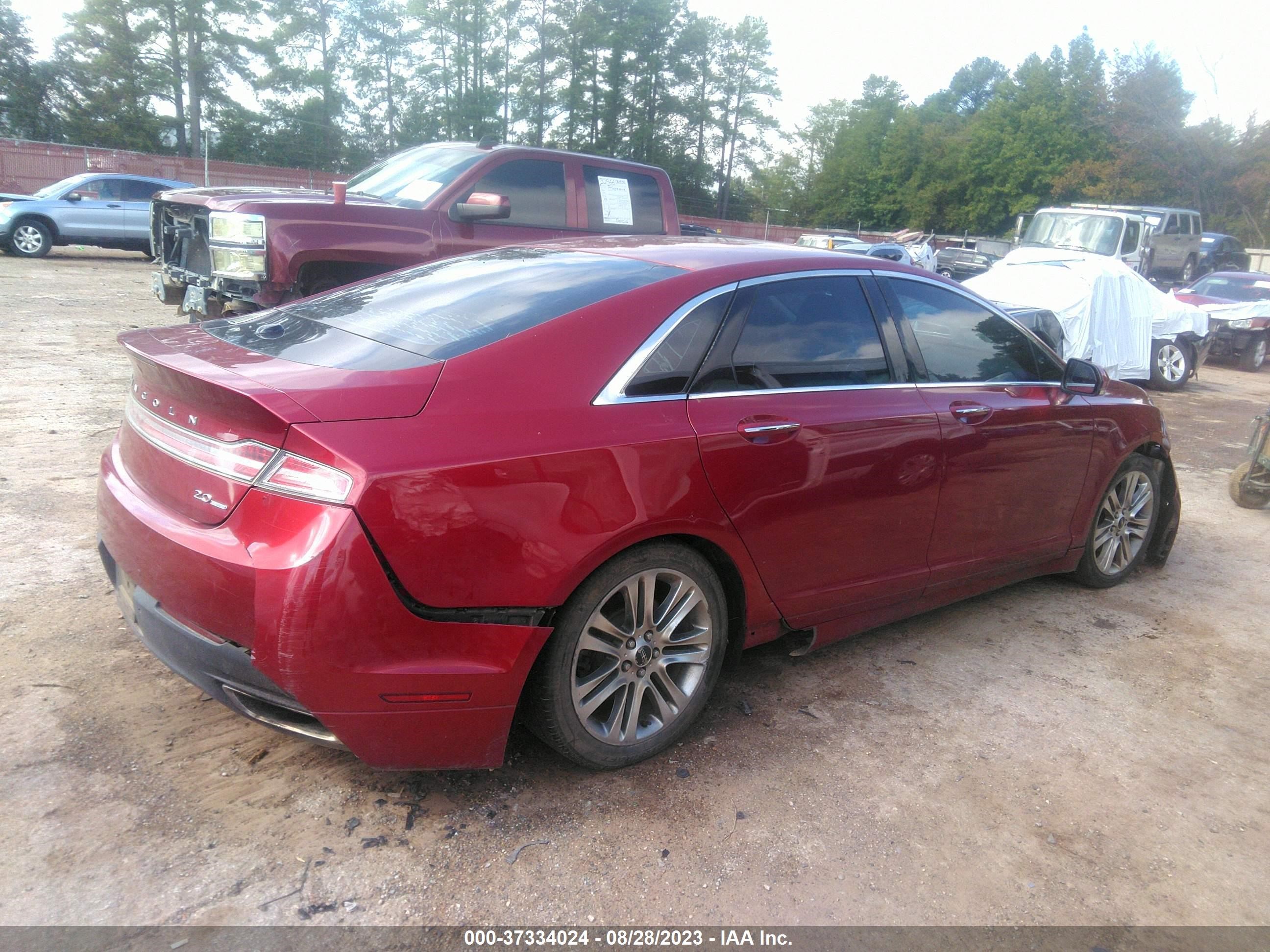 Photo 3 VIN: 3LN6L2G93DR824416 - LINCOLN MKZ 