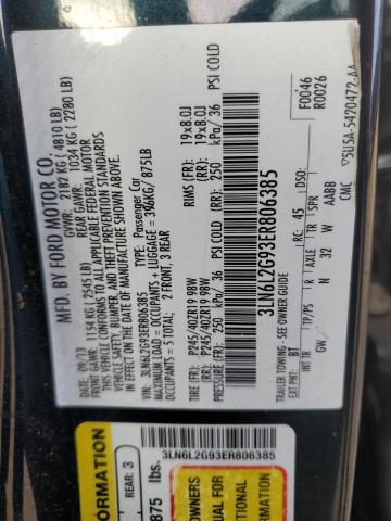 Photo 12 VIN: 3LN6L2G93ER806385 - LINCOLN MKZ 