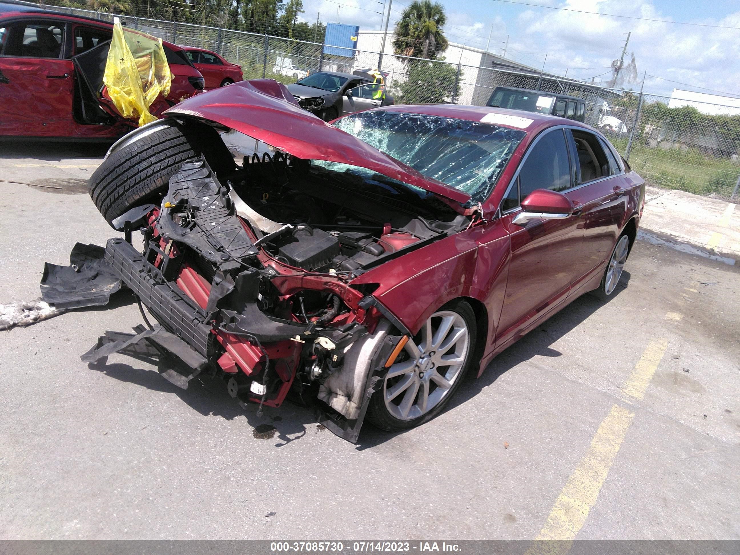 Photo 1 VIN: 3LN6L2G93FR611954 - LINCOLN MKZ 