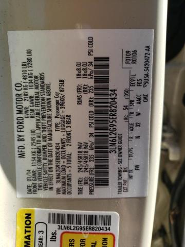 Photo 11 VIN: 3LN6L2G95ER820434 - LINCOLN MKZ 