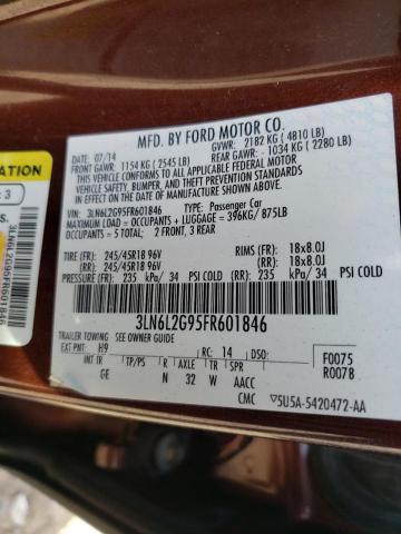 Photo 11 VIN: 3LN6L2G95FR601846 - LINCOLN MKZ 