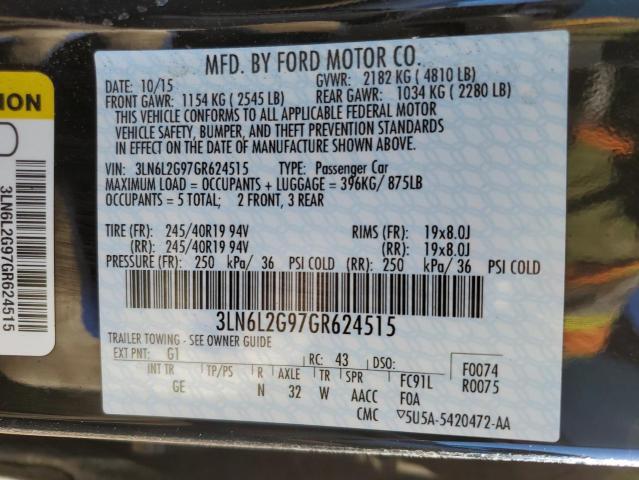 Photo 11 VIN: 3LN6L2G97GR624515 - LINCOLN MKZ 