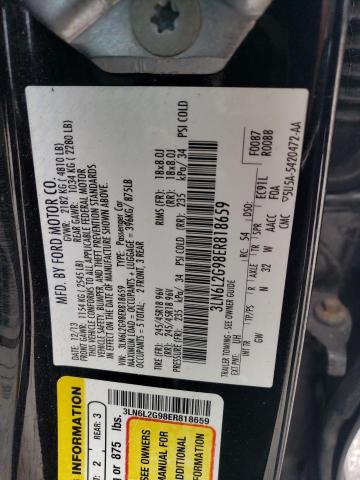 Photo 11 VIN: 3LN6L2G98ER818659 - LINCOLN MKZ 