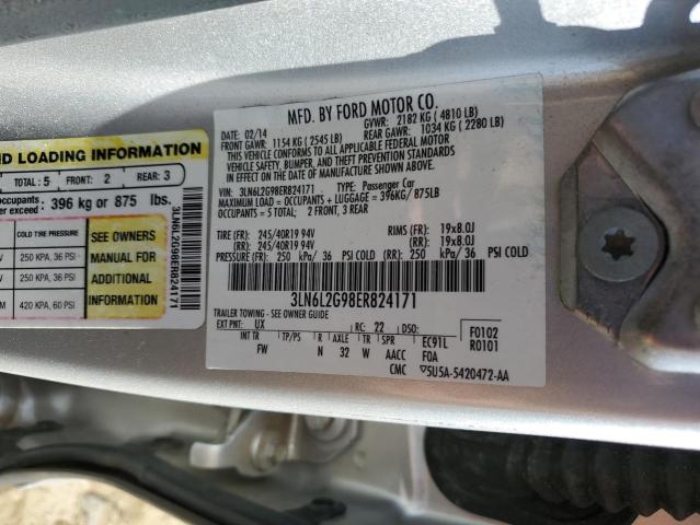 Photo 11 VIN: 3LN6L2G98ER824171 - LINCOLN MKZ 