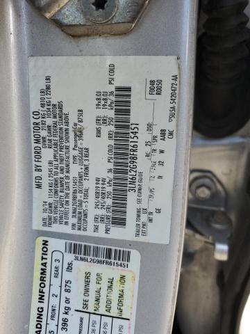 Photo 11 VIN: 3LN6L2G98FR615451 - LINCOLN MKZ 