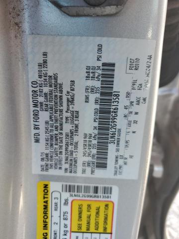 Photo 11 VIN: 3LN6L2G99GR613581 - LINCOLN MKZ 