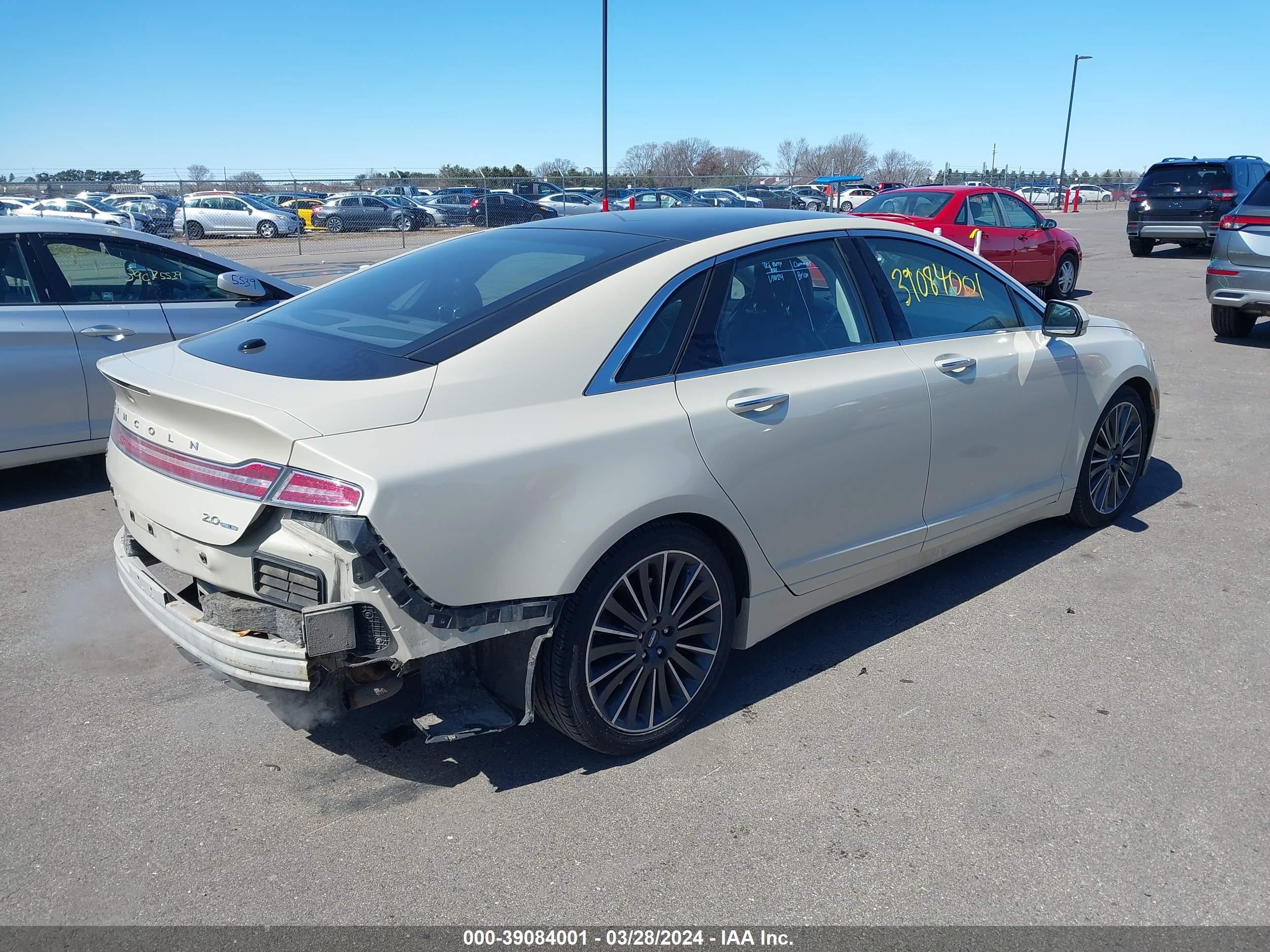 Photo 3 VIN: 3LN6L2G9XER820400 - LINCOLN MKZ 