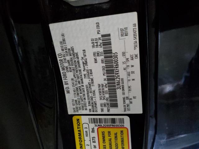 Photo 11 VIN: 3LN6L2G9XFR600305 - LINCOLN MKZ 