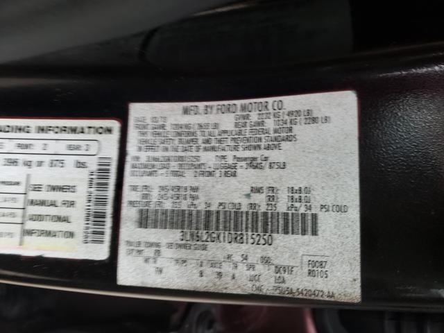 Photo 9 VIN: 3LN6L2GK1DR815250 - LINCOLN MKZ 