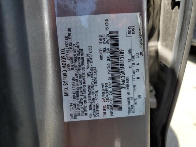 Photo 11 VIN: 3LN6L2GK4FR612789 - LINCOLN MKZ 