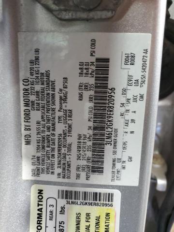 Photo 11 VIN: 3LN6L2GK9ER820956 - LINCOLN MKZ 