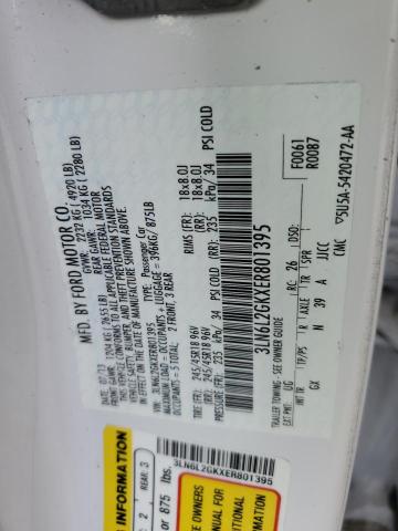 Photo 12 VIN: 3LN6L2GKXER801395 - LINCOLN MKZ 