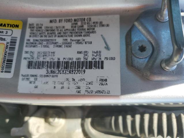 Photo 11 VIN: 3LN6L2GKXER822019 - LINCOLN MKZ 