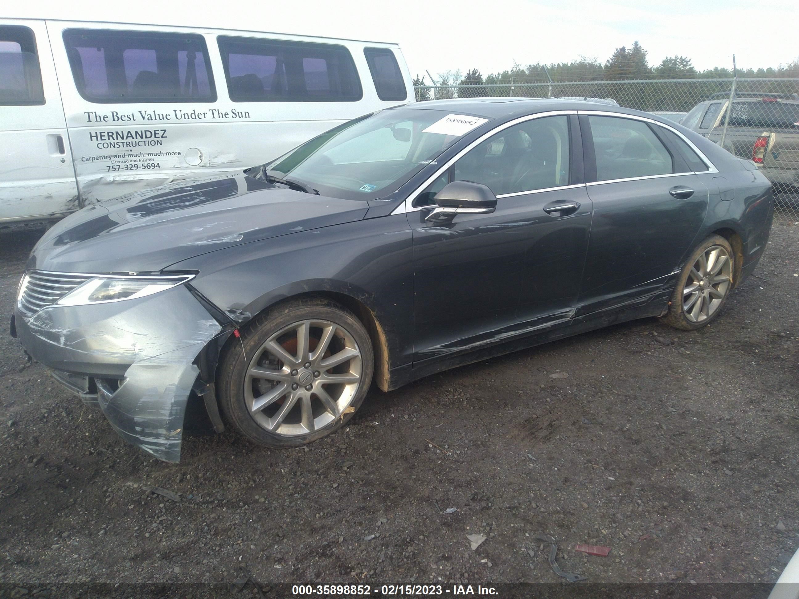 Photo 1 VIN: 3LN6L2JK1FR601810 - LINCOLN MKZ 