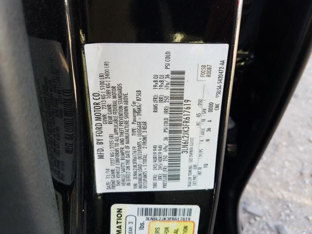 Photo 9 VIN: 3LN6L2JK3FR617619 - LINCOLN MKZ 