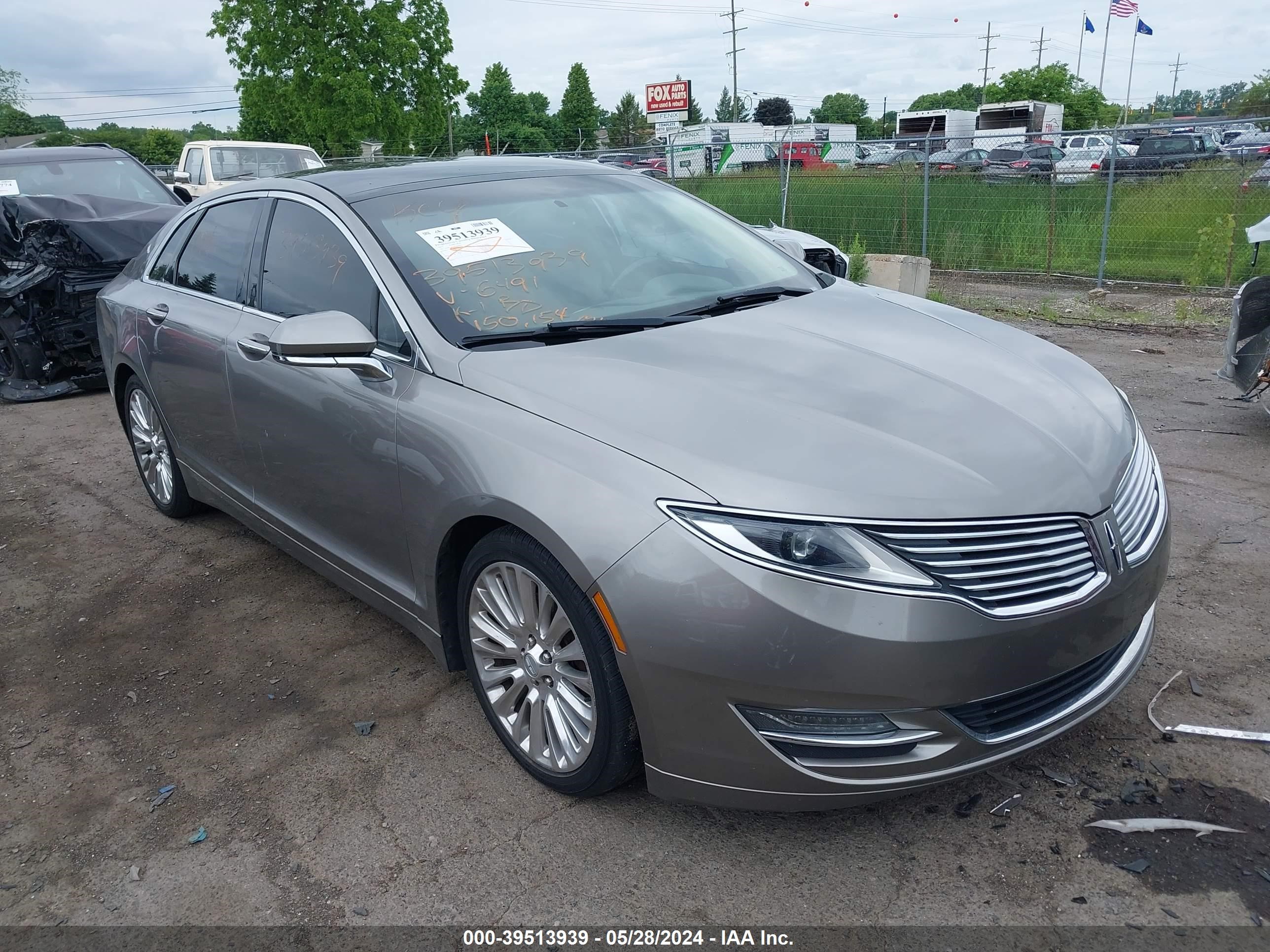 Photo 0 VIN: 3LN6L2JK4FR626491 - LINCOLN MKZ 