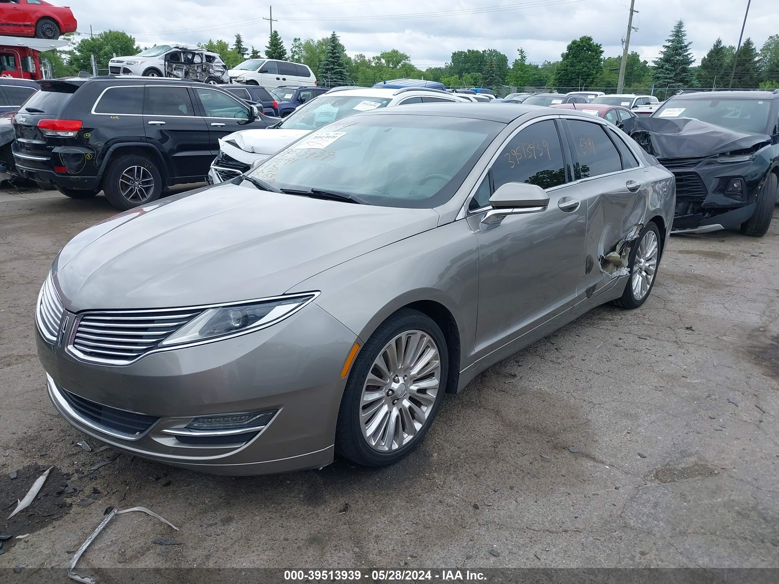 Photo 1 VIN: 3LN6L2JK4FR626491 - LINCOLN MKZ 