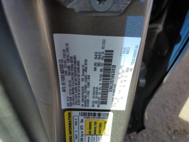 Photo 9 VIN: 3LN6L2JK7GR630438 - LINCOLN MKZ 