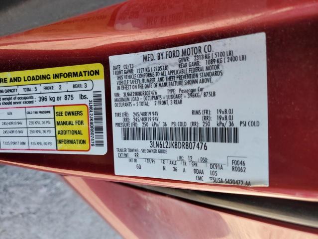 Photo 11 VIN: 3LN6L2JK8DR807476 - LINCOLN MKZ 