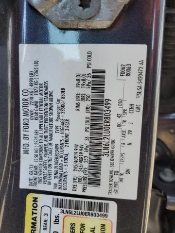 Photo 11 VIN: 3LN6L2LU0ER803499 - LINCOLN MKZ HYBRID 