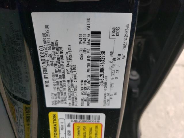 Photo 12 VIN: 3LN6L2LU0GR633938 - LINCOLN MKZ HYBRID 