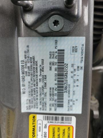 Photo 11 VIN: 3LN6L2LU1GR631552 - LINCOLN MKZ 