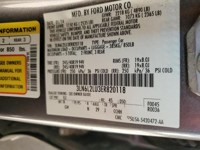 Photo 11 VIN: 3LN6L2LU3ER820118 - LINCOLN MKZ HYBRID 