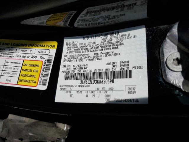 Photo 11 VIN: 3LN6L2LU3GR620598 - LINCOLN MKZ HYBRID 