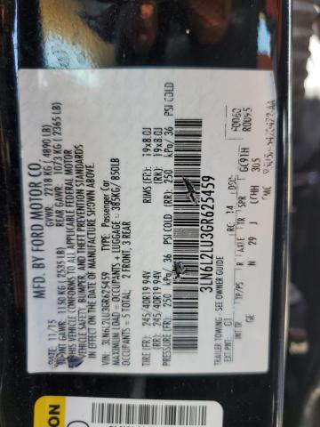 Photo 12 VIN: 3LN6L2LU3GR625459 - LINCOLN MKZ HYBRID 