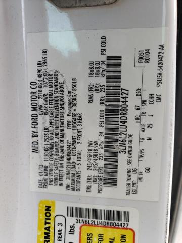 Photo 12 VIN: 3LN6L2LU4DR804427 - LINCOLN MKZ HYBRID 