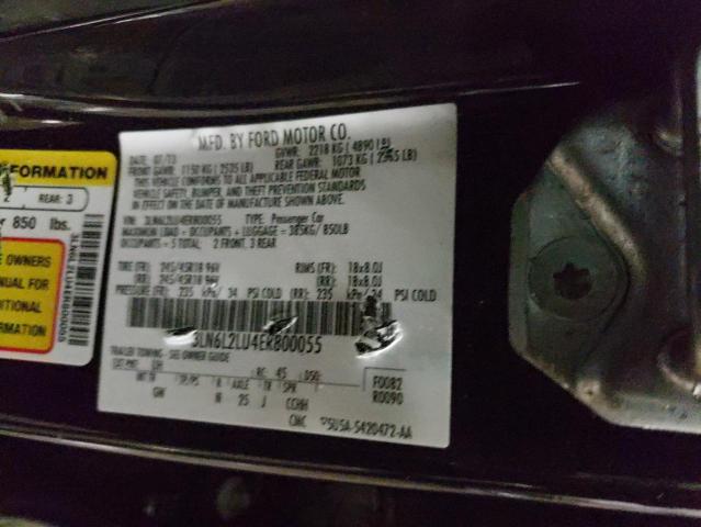 Photo 9 VIN: 3LN6L2LU4ER800055 - LINCOLN MKZ HYBRID 