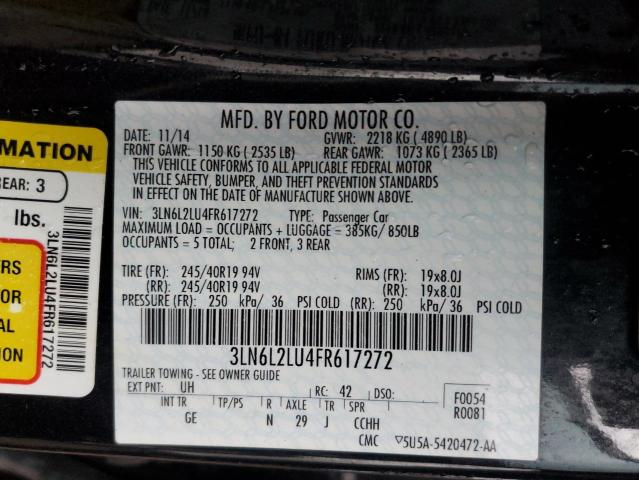 Photo 11 VIN: 3LN6L2LU4FR617272 - LINCOLN MKZ HYBRID 