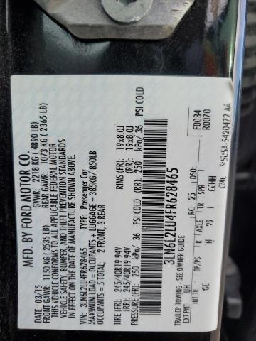 Photo 12 VIN: 3LN6L2LU4FR628465 - LINCOLN MKZ HYBRID 