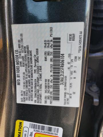 Photo 11 VIN: 3LN6L2LU5FR606104 - LINCOLN MKZ HYBRID 