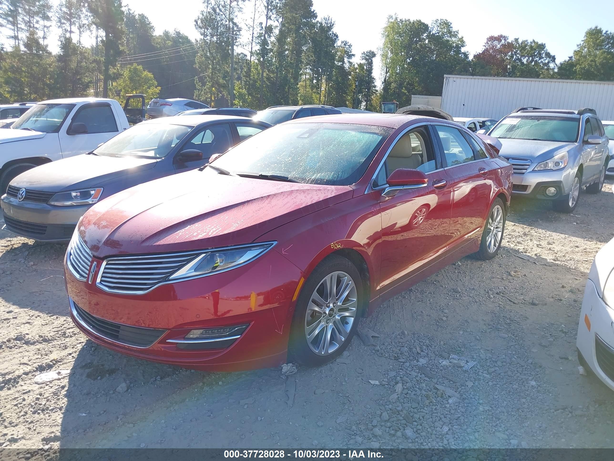 Photo 1 VIN: 3LN6L2LU6DR825182 - LINCOLN MKZ 