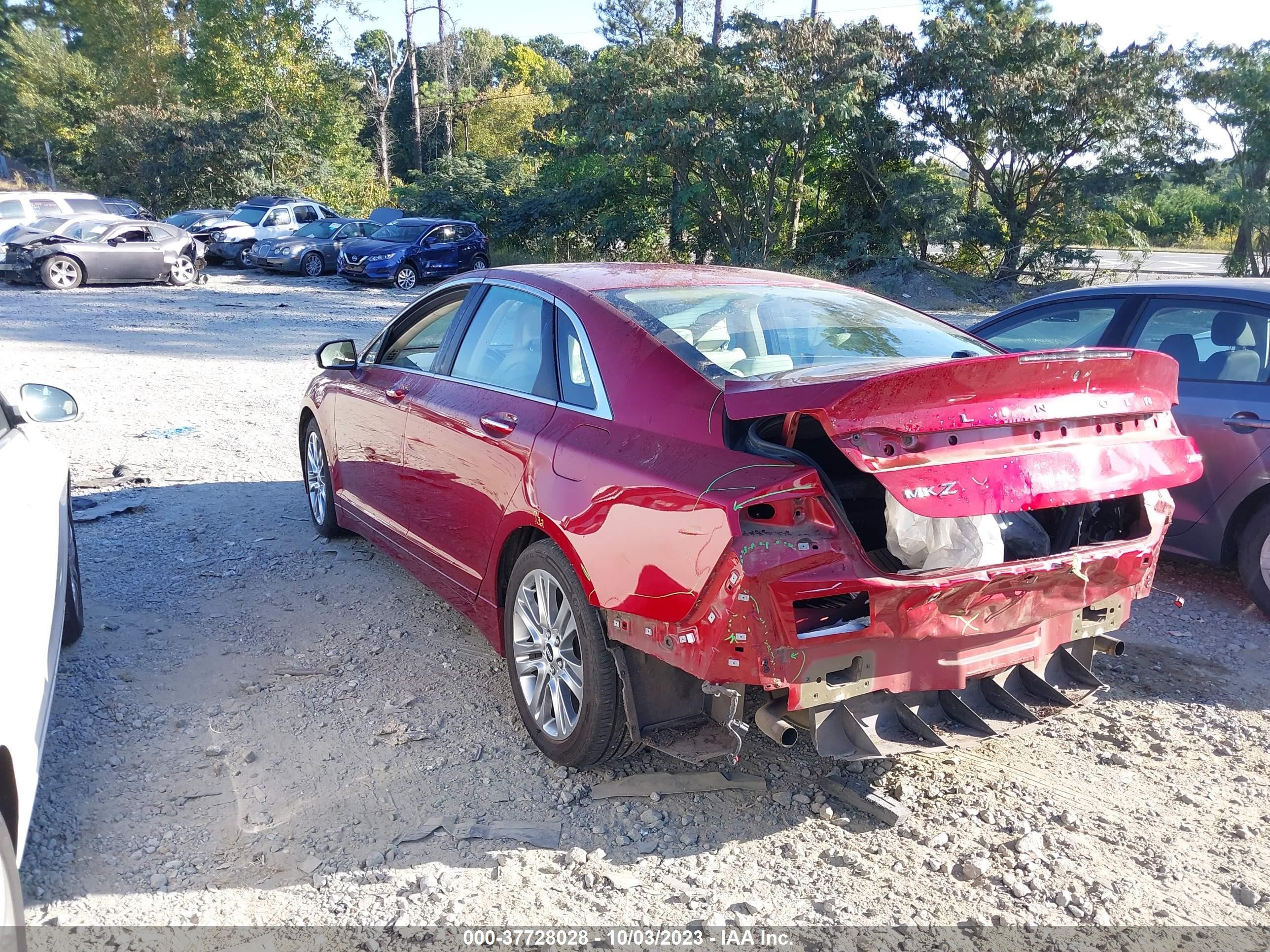 Photo 2 VIN: 3LN6L2LU6DR825182 - LINCOLN MKZ 