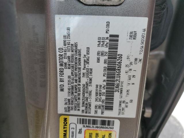 Photo 11 VIN: 3LN6L2LU6GR606260 - LINCOLN MKZ HYBRID 