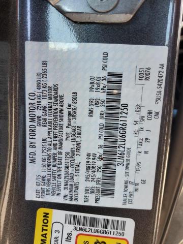 Photo 11 VIN: 3LN6L2LU6GR611250 - LINCOLN MKZ HYBRID 