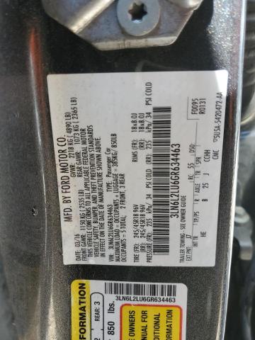 Photo 12 VIN: 3LN6L2LU6GR634463 - LINCOLN MKZ 