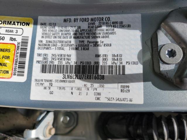 Photo 12 VIN: 3LN6L2LU7ER816038 - LINCOLN MKZ HYBRID 