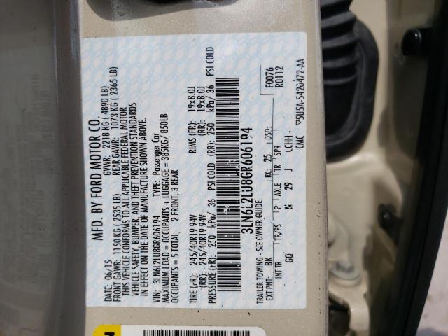 Photo 9 VIN: 3LN6L2LU8GR606194 - LINCOLN MKZ HYBRID 