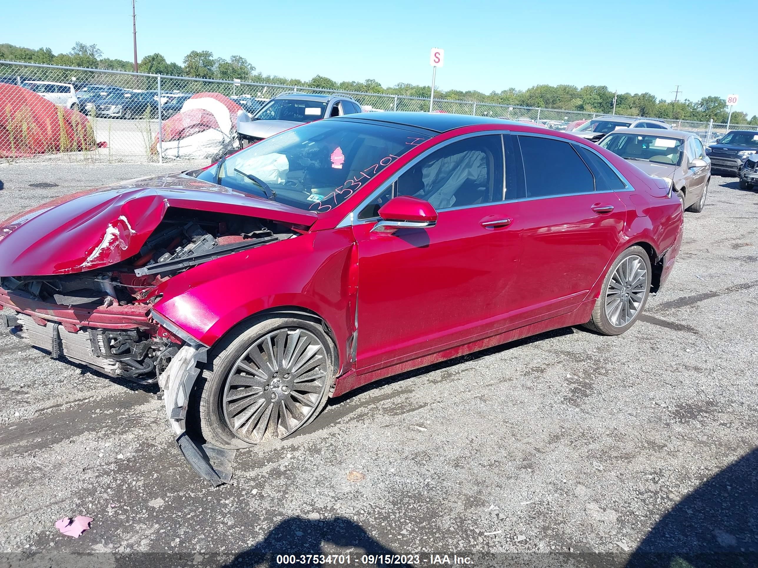 Photo 1 VIN: 3LN6L2LU9DR822986 - LINCOLN MKZ 